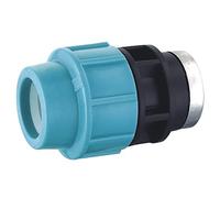 Jardibric - Raccords de Compression Femelle PN16 - Connecteurs Haute Pression pour Plomberie Sûre et Durable (25/20x27)