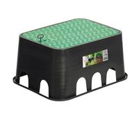 Jardibric - Regard Rectangulaire Jumbo 650 x 530 x 300 mm avec 1 à 6 Vannes - Solution Spacieuse et Polyvalente pour l'Évacuation Efficace