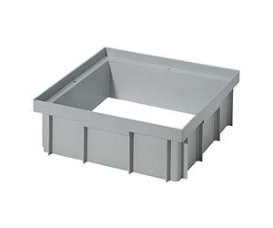 Jardibric - Réhausse Hauteur 10cm pour Regard PP - Dimensions Nette 18,7 x 18,7 x 12,5 cm (20 x 20 cm) - Accessoire Pratique pour Ajuster la Hauteur de Votre Regard d'Évacuation.