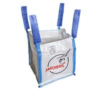 Jardibric - Sac Gravats 250 Litres - 500 kg - Polypropylène - 4 Sangles de Levage - Big Bag Chantier