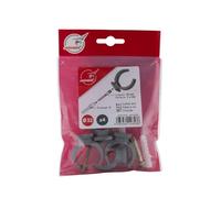 Jardibric - Sachet de 4 Colliers Lyre avec Vis Ø32 - Fixation Sécurisée et Durable pour vos Systèmes d'Arrosage