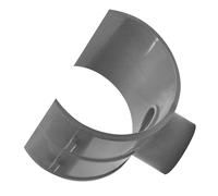 Jardibric - Selle de Branchement Ø100 vers Ø50 - Raccord PVC Évacuation Eau - Connexion Canalisation Assainissement