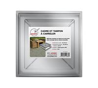 Jardibric - Trappe à Carreler 40x40 cm - Tampon Regard Extérieur Polypropylène