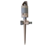 Jardibric - Turbine de Surface d'Arrosage en Plastique 2 Jets sur Pic : Portée réglable de 3.5 à 11.5m, Angle Ajustable de 30° à 360°, Idéal pour Un Arrosage Précis et Efficace de Votre Jardin