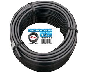 Jardibric - Tuyau Arrosage Enterré PEHD Ø32 mm, 50 m, 6 Bars