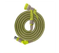 Jardibric - Tuyau Arrosage Extensible 15 m - Tuyau Arrosage Rétractable - Pistolet 7 Jets - Kit Arrosage Jardin