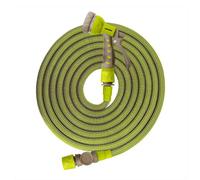 Jardibric - Set de Tuyaux Extensibles et Rétractables 7.5-22.5m - Usage Intensif avec Raccord Articulé 180°, Pistolet 7 Jets, et Boîte de Rangement - Idéal pour Arrosage et Irrigation
