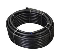 Jardibric - Tuyau Polyéthylène Eau Potable Ø 25 mm - Couronne 50 m - Pression 16 Bars - Filet Bleu