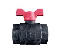 Jardibric - Vanne Polypropylène à Boisseau Sphérique Femelle 26x34 x Femelle 26x34 - Solution Fiable pour le Contrôle de Flux dans les Systèmes de Canalisation