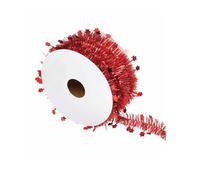 Jardideco Guirlande Fine Motif Étoiles 3 m - Rouge