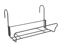 Jardifer 330-127 Porte-boîte à fleurs uni 41,5x17cm, noir