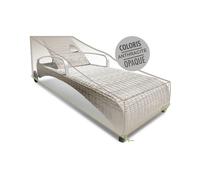 JARDILINE-Housse bain de soleil opaque de coloris anthracite en polyester