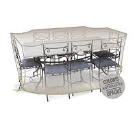 Housse de protection Cover Air pour table rectangulaire + 10 chaises - 290 x 130 x 70 cm -
