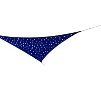 Voile d'ombrage triangulaire Ciel Étoilé LED 3,60 m Starry Sky Jardiline - Bleu nuit