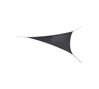 Jardiline Voile d'ombrage triangulaire LEDs solaires 3,6 x 3,6 x 3,6 m Ardoise multicolore