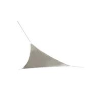Jardiline Voile d'ombrage triangle Morel Taupe 360 cm avec LEDs solaires