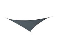 JARDILINE-Voile d'ombrage triangulaire extensible gris 3,6 m