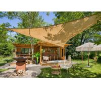 Voile D'ombrage Naturelle Jute Triangulaire 3 M - Jardiline Multicolore