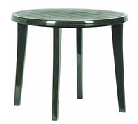 Jardin 137183 Lisa Table en Plastique Vert Ø 90 x H 73 cm