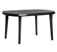 Jardin 221063 Elise Table Plastique, Graphite