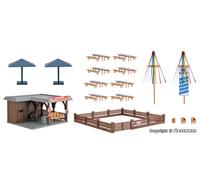 Jardin À Bière Avec Accessoires - HO Gauge Vollmer 43784