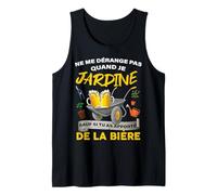 Jardin Apéro Bière et Soleil Jardinage Printemps Ete Débardeur