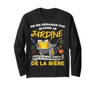 Jardin Apéro Bière et Soleil Jardinage Printemps Ete Manche Longue