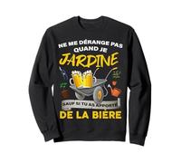 Jardin Apéro Bière et Soleil Jardinage Printemps Ete Sweatshirt