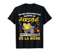 Jardin Apéro Bière et Soleil jardinage Printemps Ete T-Shirt