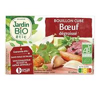 JARDIN BIO - Bouillon Cube Boeuf Dégraissé Bio Cubes 100G - Lot De 3