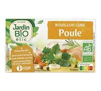 JARDIN BIO - Bouillon Cube Poule Sans Huile De Palme 80G - Lot De 4 - Offre Special