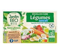 JARDIN BIO - Bouillon Cubes Légumes Sans Sel Ajouté 80G - Lot De 4 - Offre Special