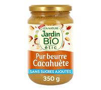 Jardin BiO étic - Beurre de cacahuète - bio - Sucré - Certifié AB - Bocal de 350g