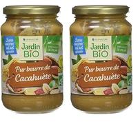Jardin BiO étic - Beurre de cacahuète - bio - Sucré - Certifié AB - Bocal de 350g (Lot de 2)