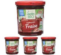 Jardin BiO étic - Bio extra Fraise 320g (Lot de 4)