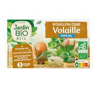 Jardin BIO étic - Bouillon cube volaille bio sans sel - 4 paquets