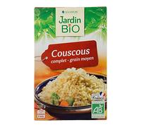 Jardin BIO étic - Couscous complet grain moyen - bio - Salé - Certifié AB - Boite de 500g