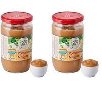 Jardin BiO étic - Dessert Biofruits® Pomme nature 680g (Lot de 2)