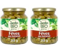 Jardin BiO étic - Fèves - bio - Salé - Certifié AB - Bocal de 215g (Lot de 2)