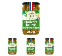 Jardin BiO étic - Haricots beurre coupés 660 g (Lot de 4)