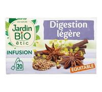 JARDIN BIO ÉTIC INFUSION DIGESTION LÉGÈRE BIO 20 SACHETS + ÉTUI 30G, JARDIN BIO ETIC, LOT DE 3
