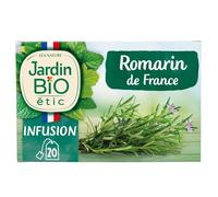 JARDIN BIO ETIC - Infusion Revitalisante au Romarin Bio, Saveur Naturelle et Aromatique (20 Sachets) - Lot de 3 - vendu par Lot