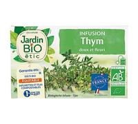 JARDIN BIO ETIC - Infusion Thym Bio, Boîte de 20 Sachets - Lot De 3