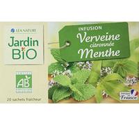 Jardin BIO étic - Infusion Verveine citronnée Menthe 30g - lot de 6