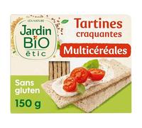 JARDIN BIO ETIC - Jardin Bio Étic Tartines Multicéréales Sans Gluten Bio 150G - Lot De 4