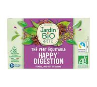 JARDIN BIO ETIC - Jardin Bio Étic Thé Vert Digestion Fenouil Anis Vert Et Badiane Étui Sachet 30G - Lot De 4