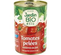 JARDIN BIO ETIC - Jardin Bio Étic Tomates Entières Pelées Au Jus Bio 400G - Lot De 4
