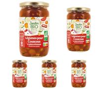 Jardin BiO étic - Légumes pour Couscous, 660g (L'emballage peut varier) (Lot de 5)