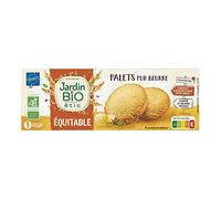 Jardin BIO étic - Palets pur Beurre - bio - Sucré - Certifié AB - Sachet de 140g