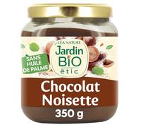 JARDIN BIO ETIC - Pâte à Tartiner Bio Chocolat Noisette onctueuse et gourmande (Pot 350g) - Le lot de 3